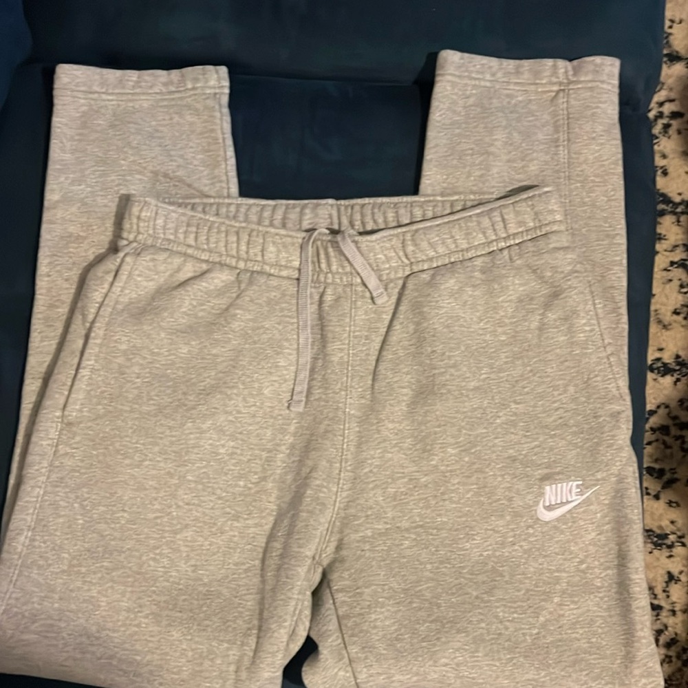 Gray Nike sweats
